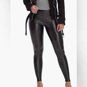 HUE Women's Sleek Effect High Waist Leggings